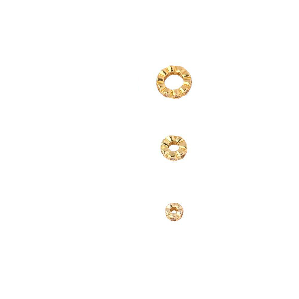 gold color plated 4mm