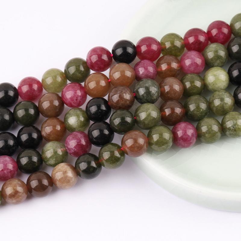 Imitation color tourmaline 6mm≈63 pieces/strand