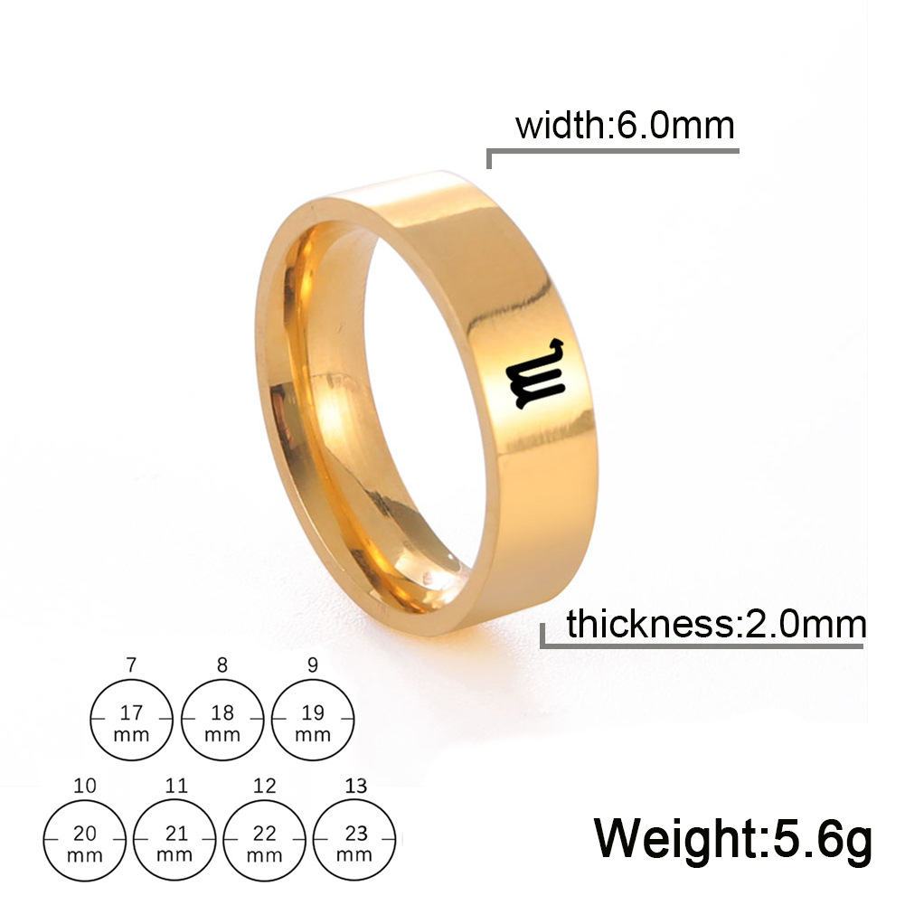 Gold 6mm US Size #7