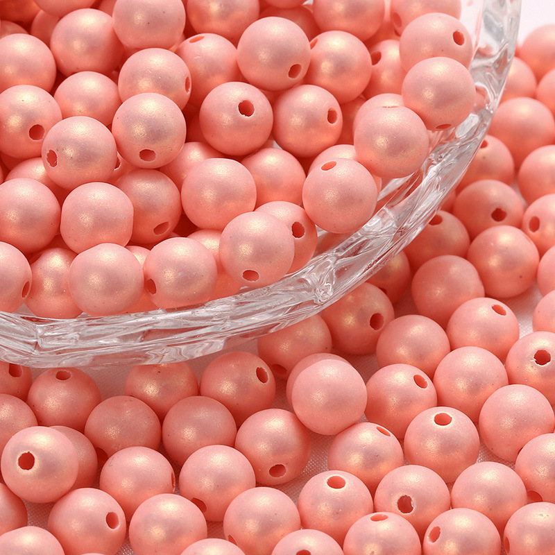 dark pink 8mm- Hole 2mm (50 pieces)