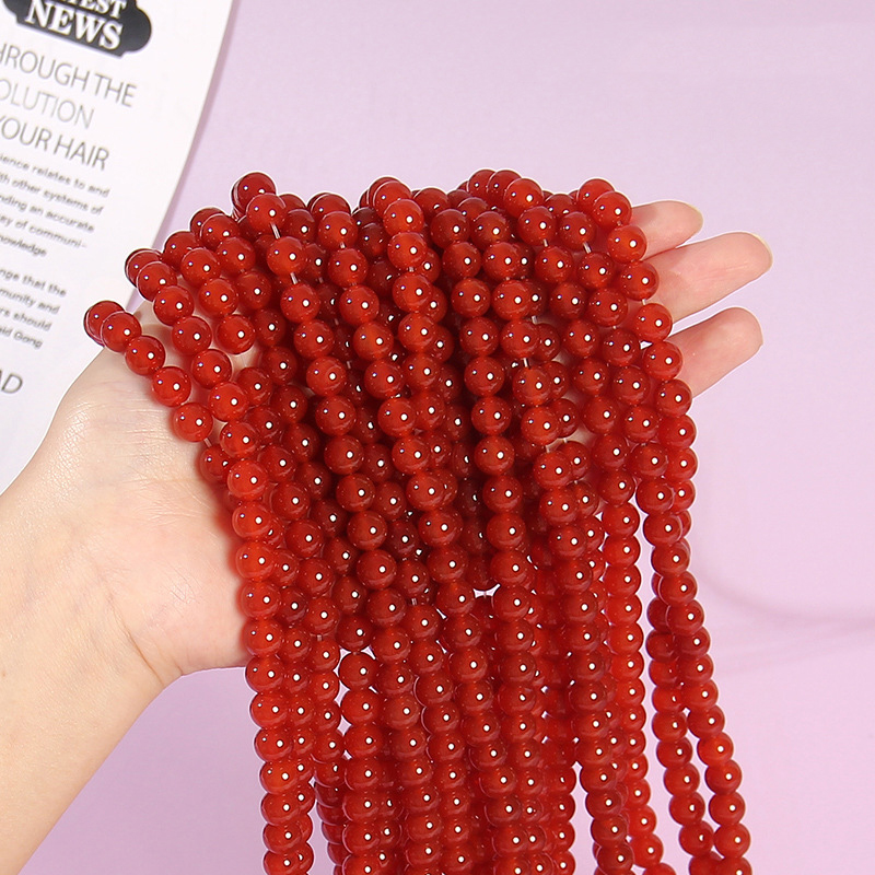 1  Red Agate 4mm/93pcs