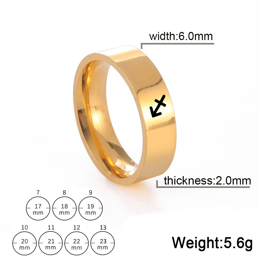 Gold 6mm US Size #7