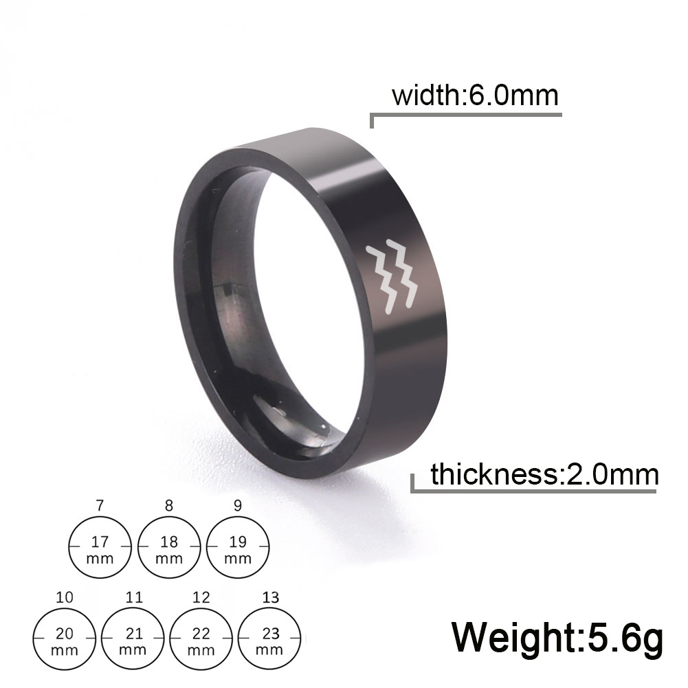 Black 6mm US Size #7