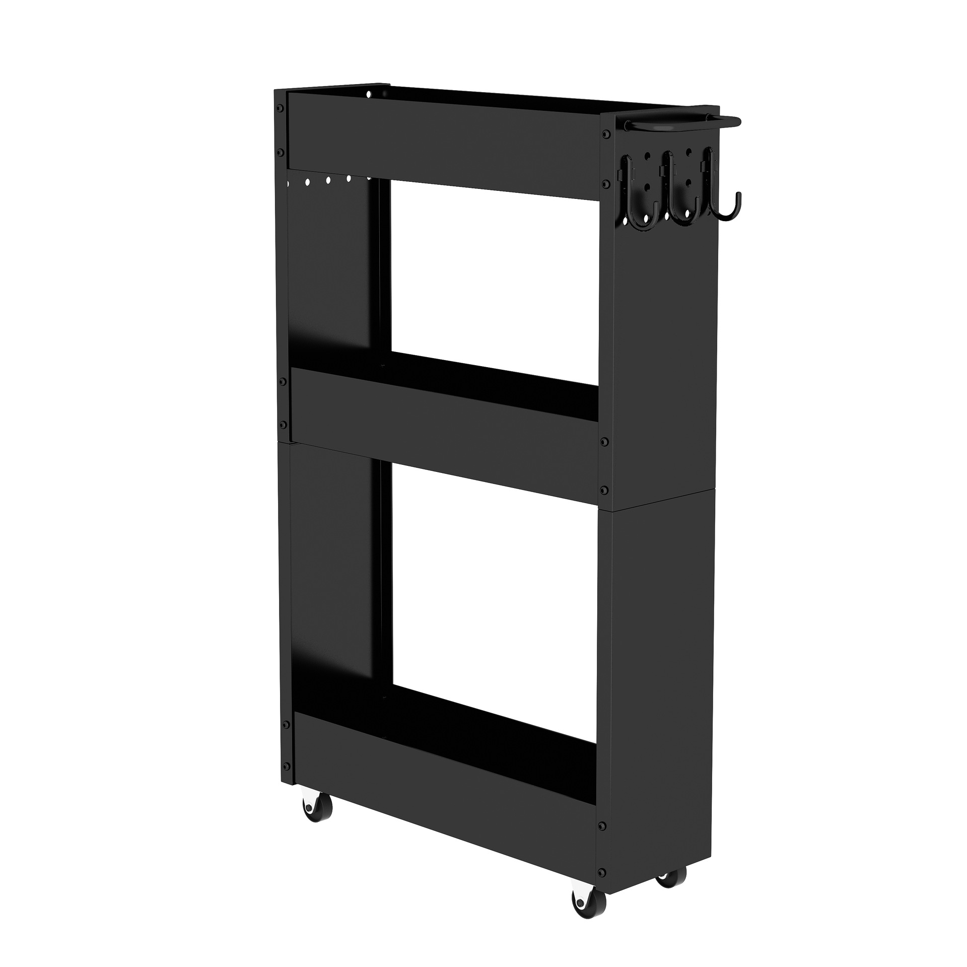 3 layer Hole Board seam cabinet black