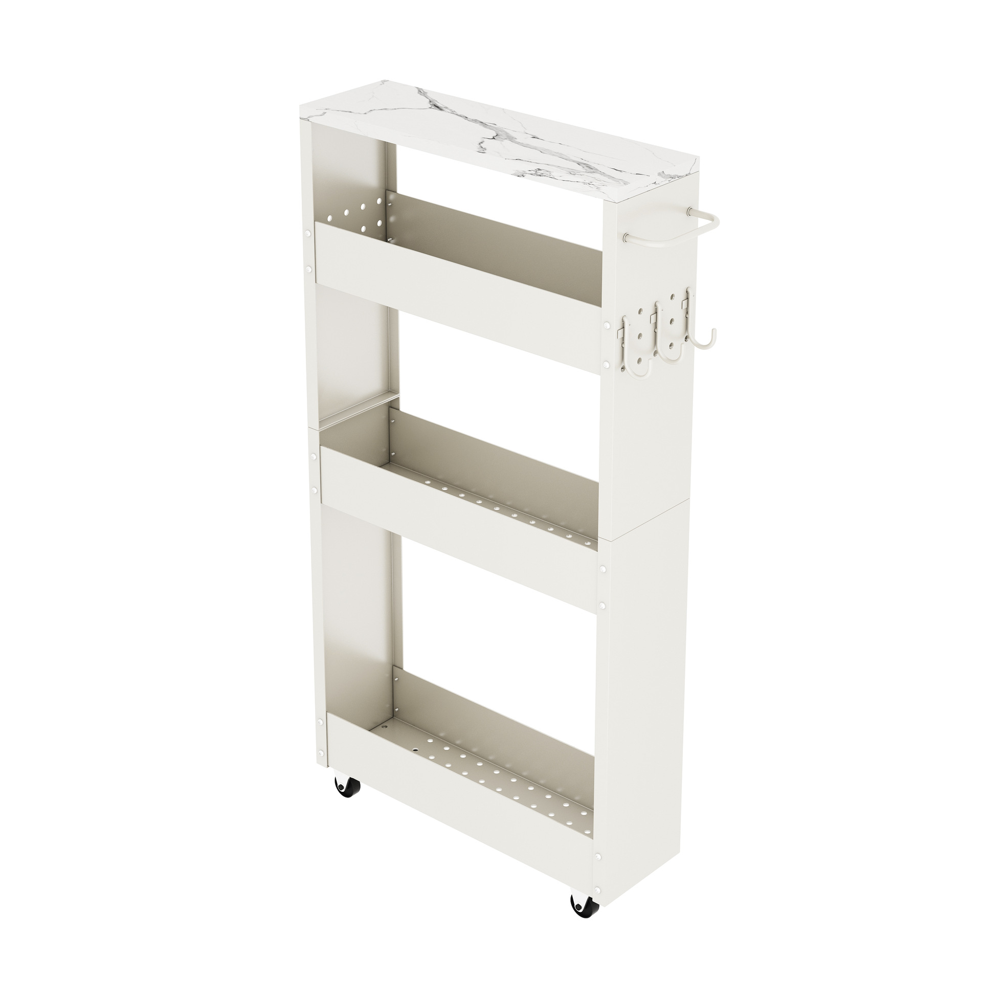 4 layer Hole Hole Board seam cabinet white