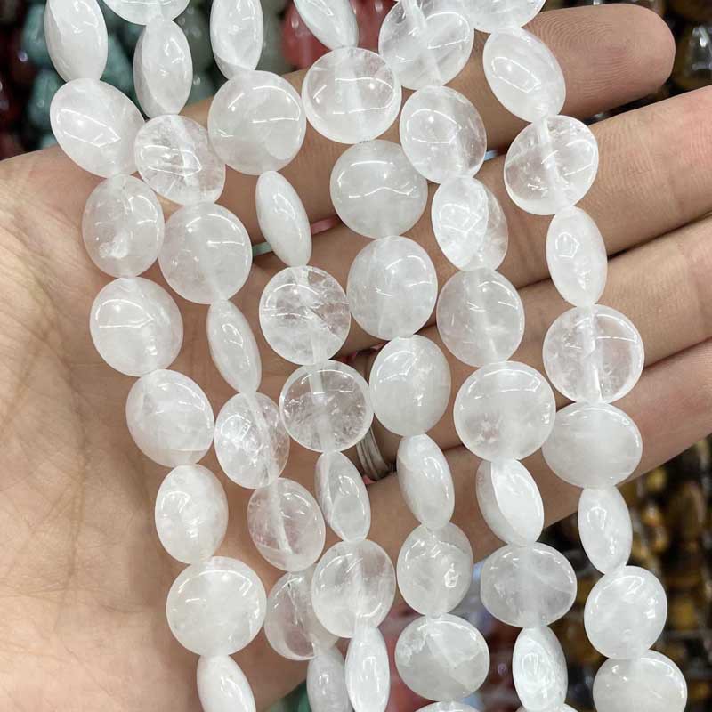 Clear Quartz 12 * 6mm about 33 teeth