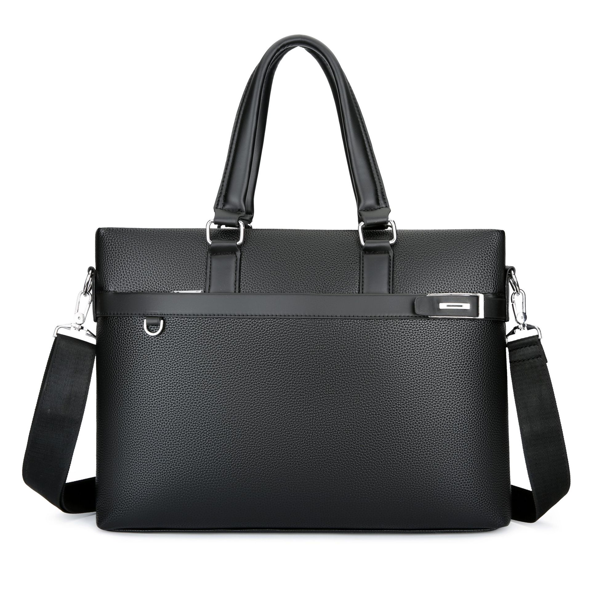 black PU leather