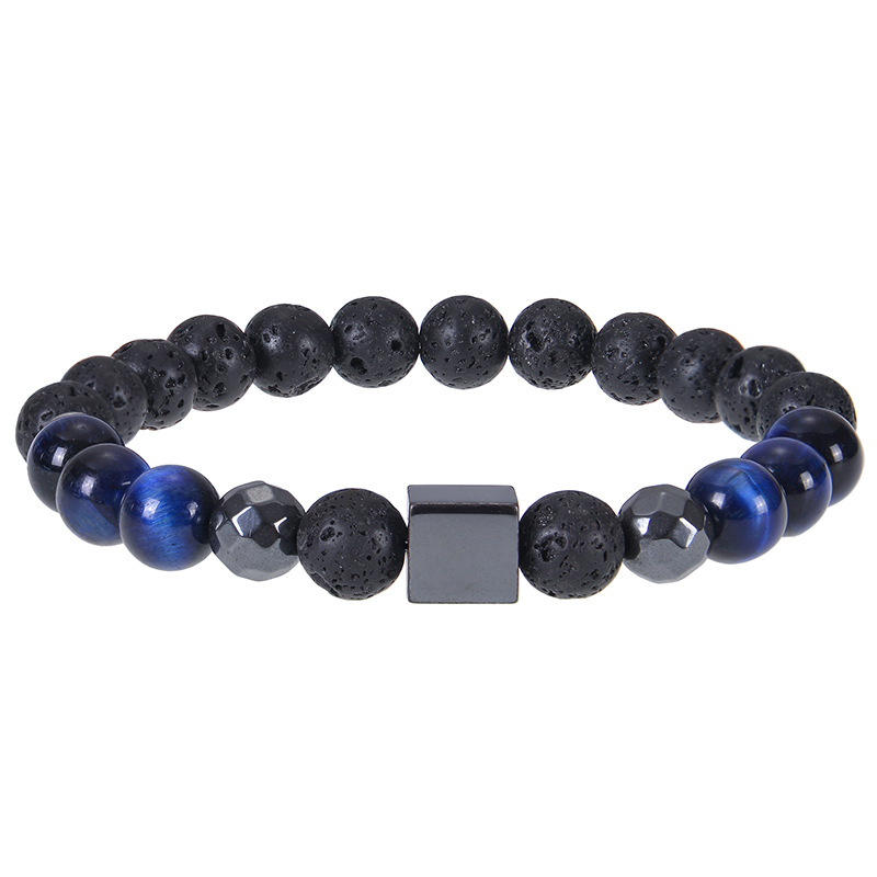 Blue tiger eye stone bracelet