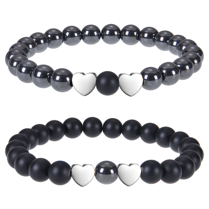 Black magnet set bracelet