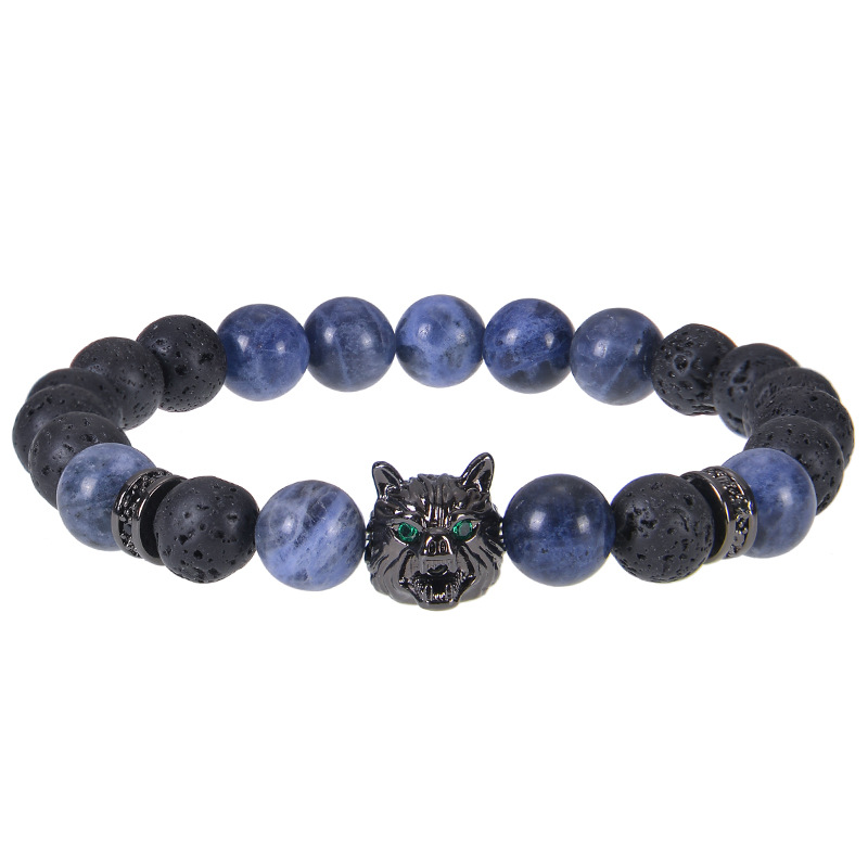 Blue grain bracelet