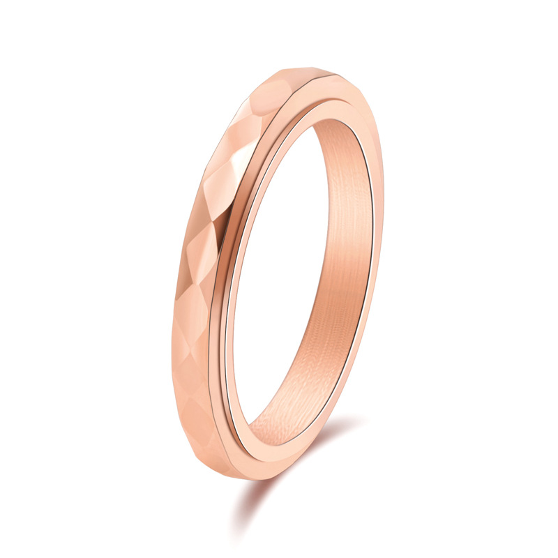 rose gold color US Size #5