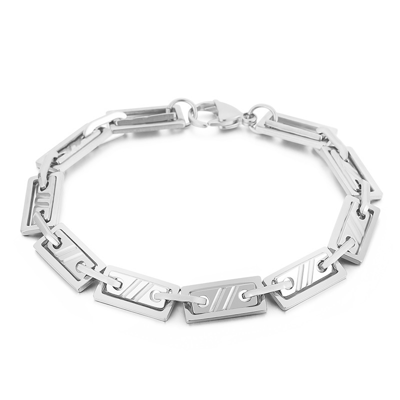 1:Steel bracelet 8mm by 20cm