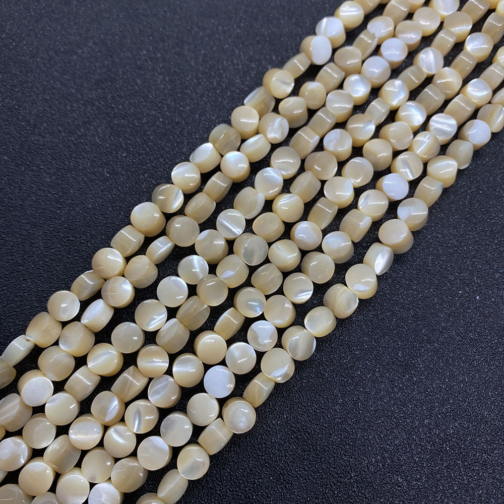 Round flat bead 10mm