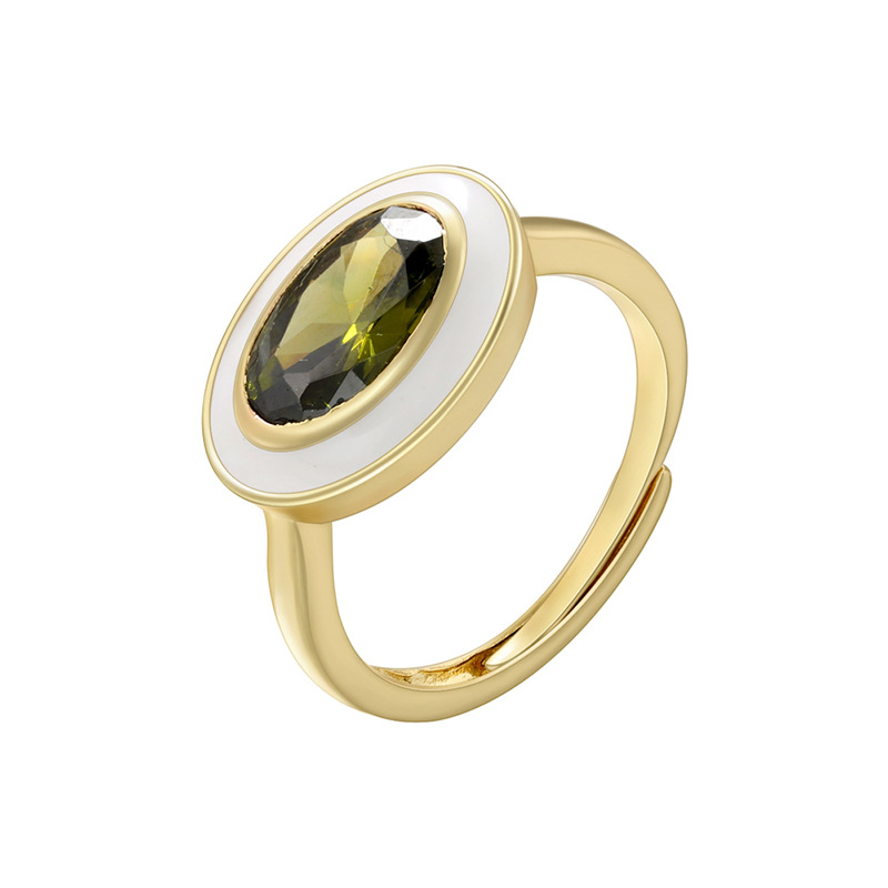 White olive green diamond