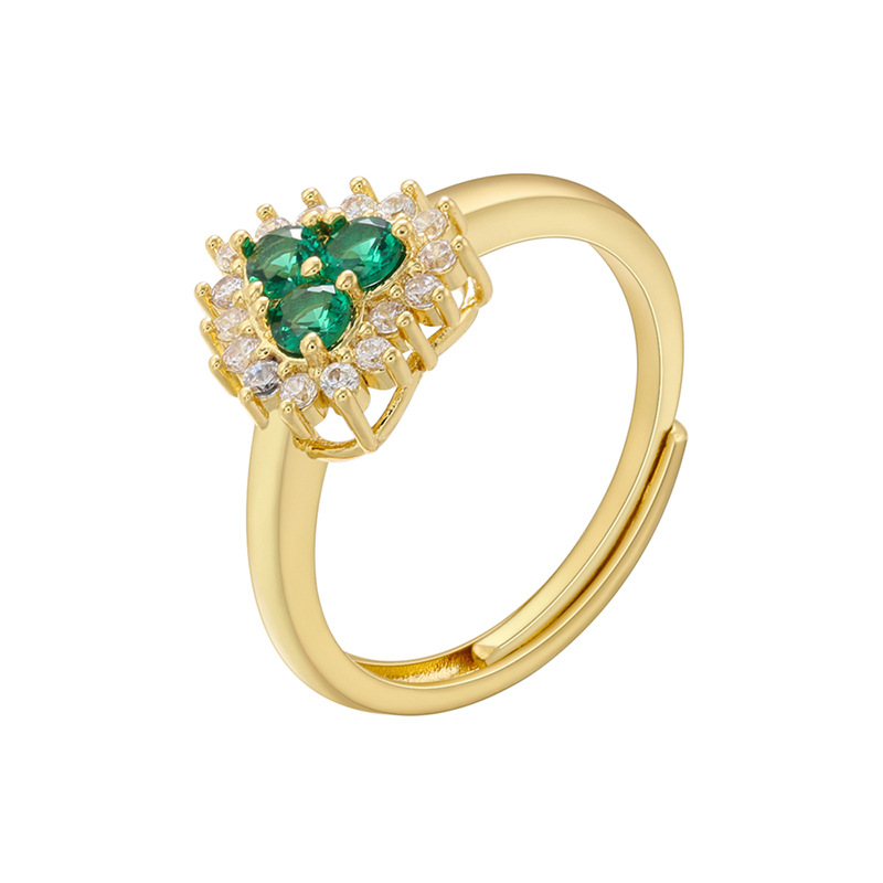 Gold Green Diamond