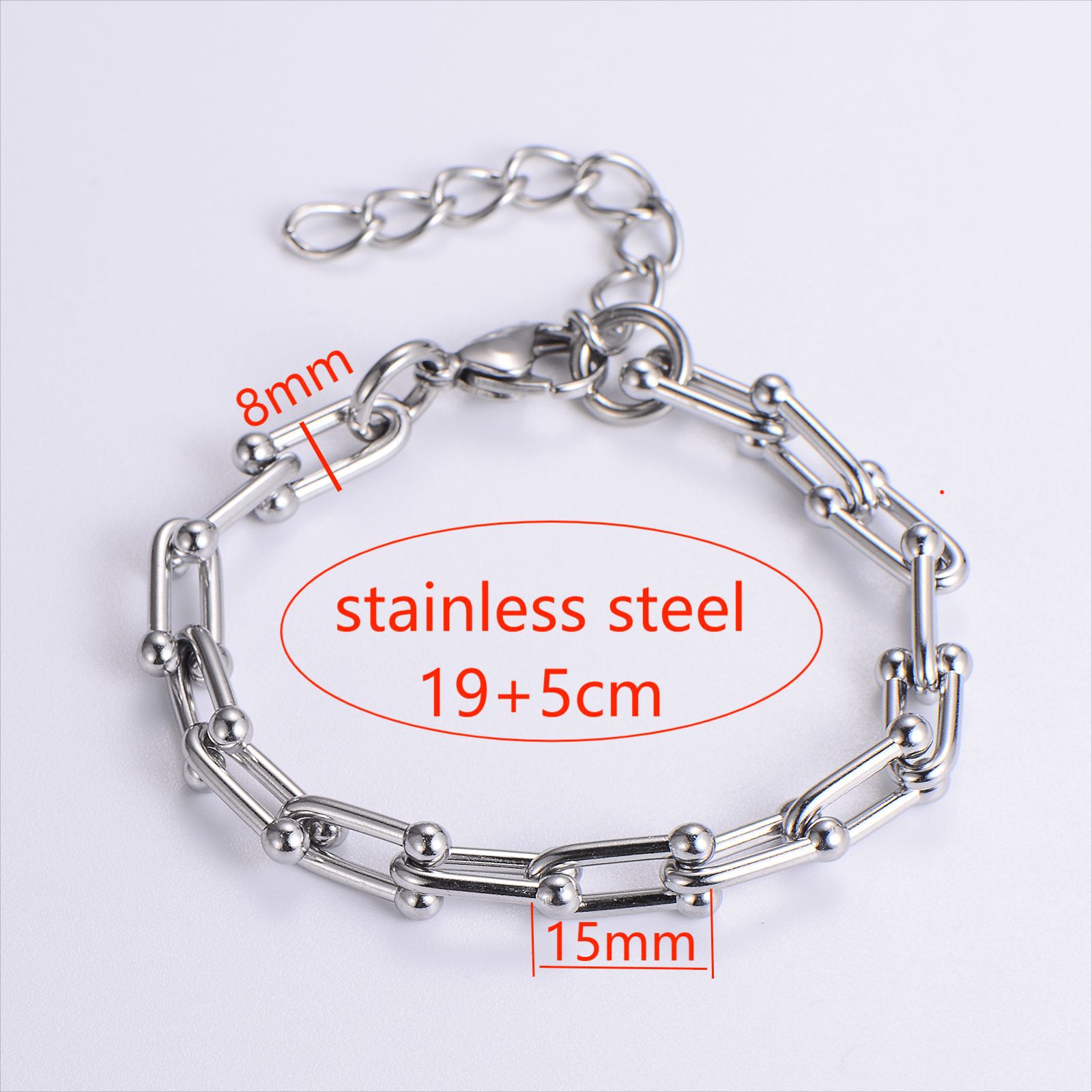 Steel bracelet