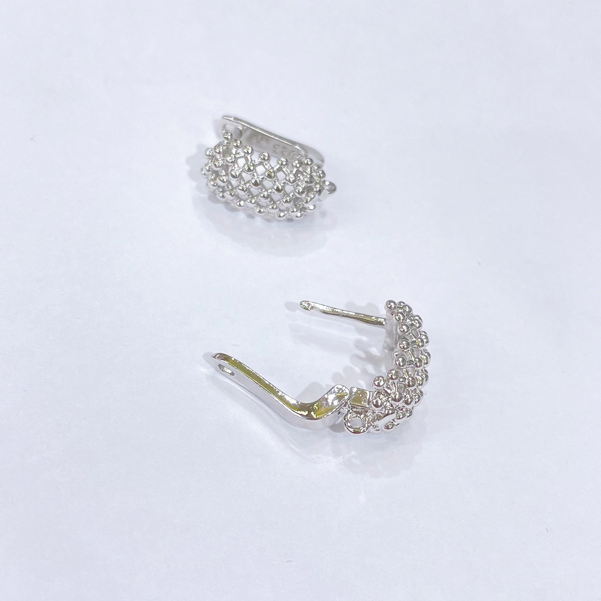 Platinum, reticulate-8.8 * 16.6 * 3.6 mm