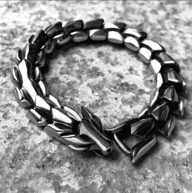 25:Dragon Alloy Bracelet 21CM