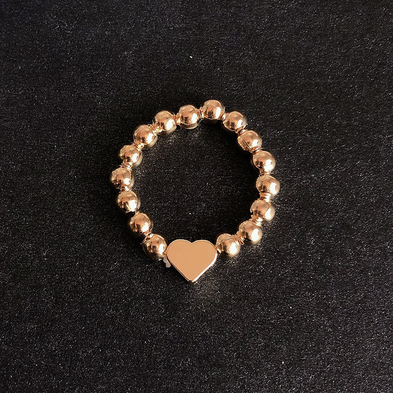 Gold love ring