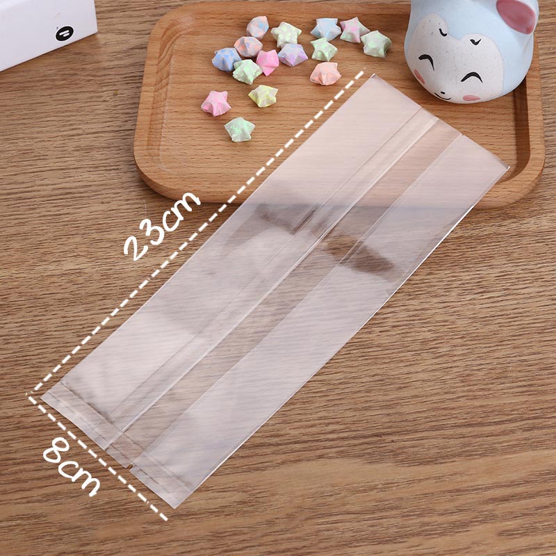 8.5 * 23 transparent bag