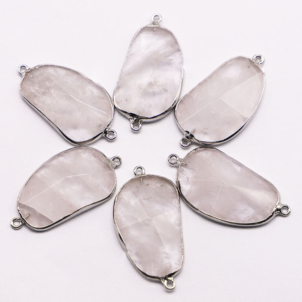 platinum color clear quartz