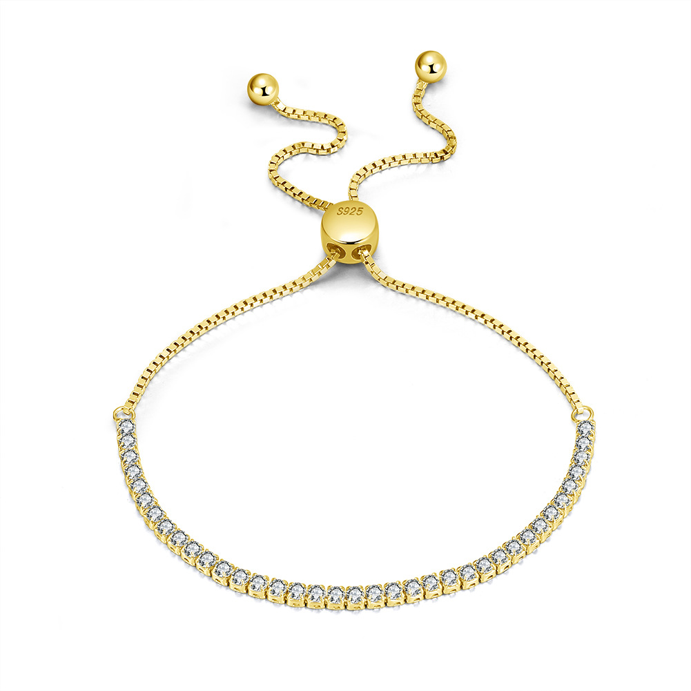 14K gold, 2.0mm, adjustable :9-22cm