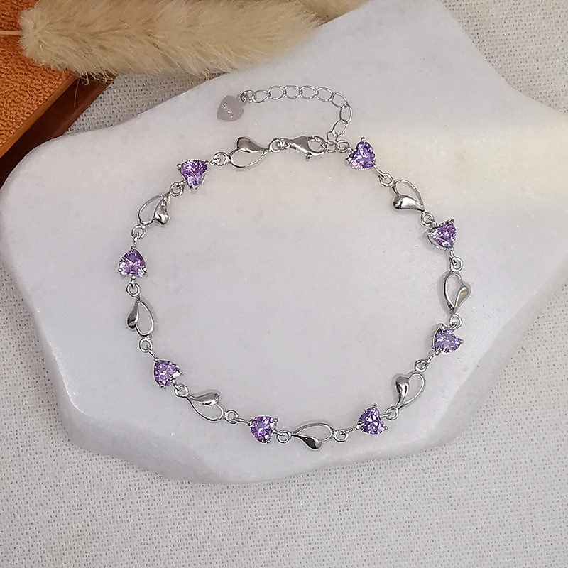 2:Purple chain length :17  Tail chain :3cm