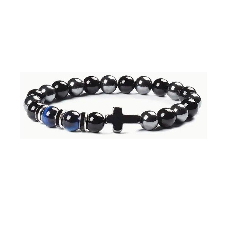 2:Magnetic Hematite and lapis lazuli tiger eye