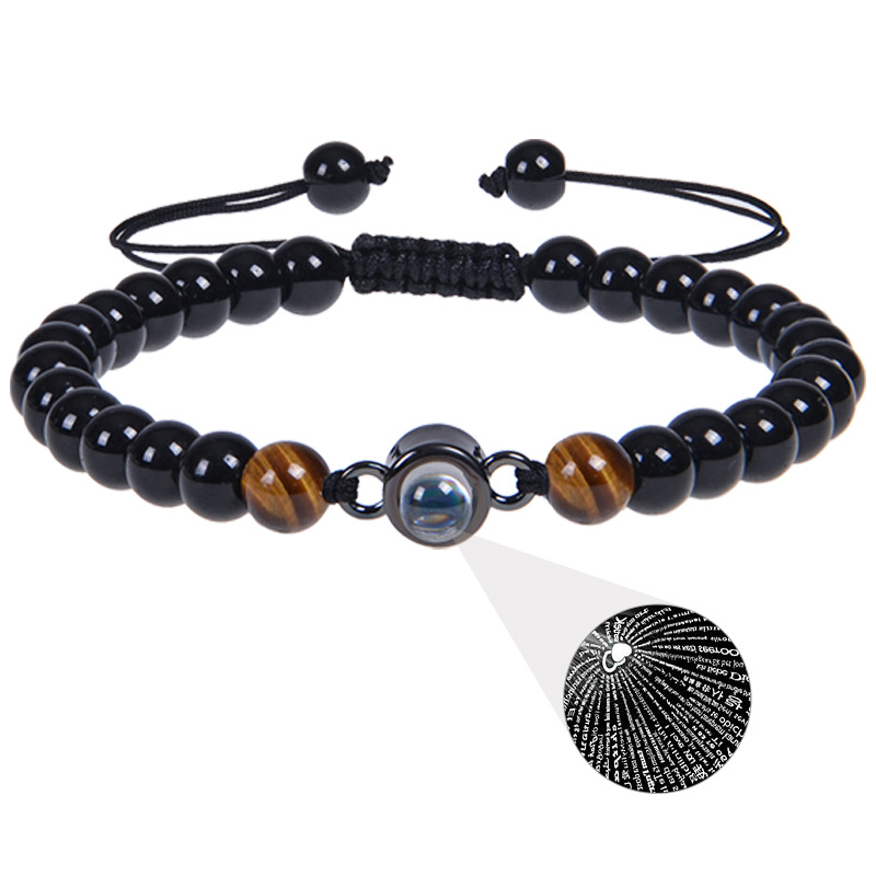 5:Black Obsidian and tiger eye