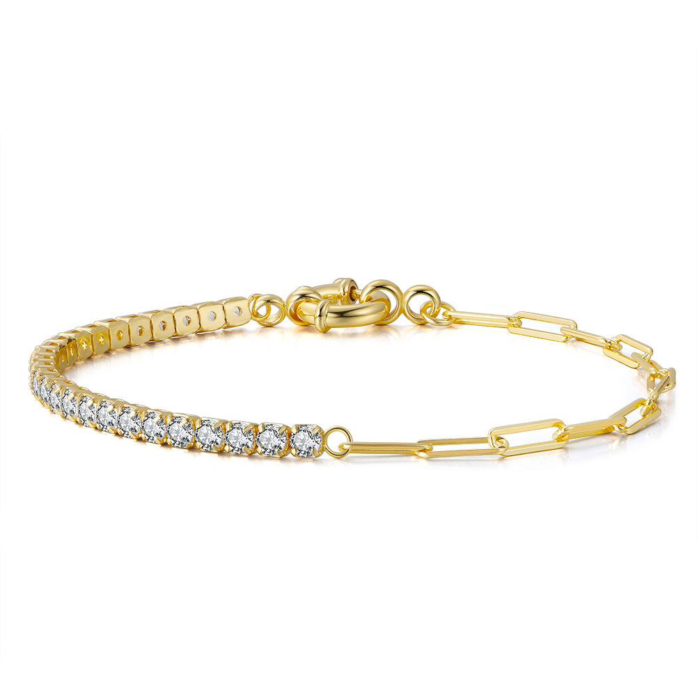 14K gold, 3mm round stone bit chain, 70 stereo car