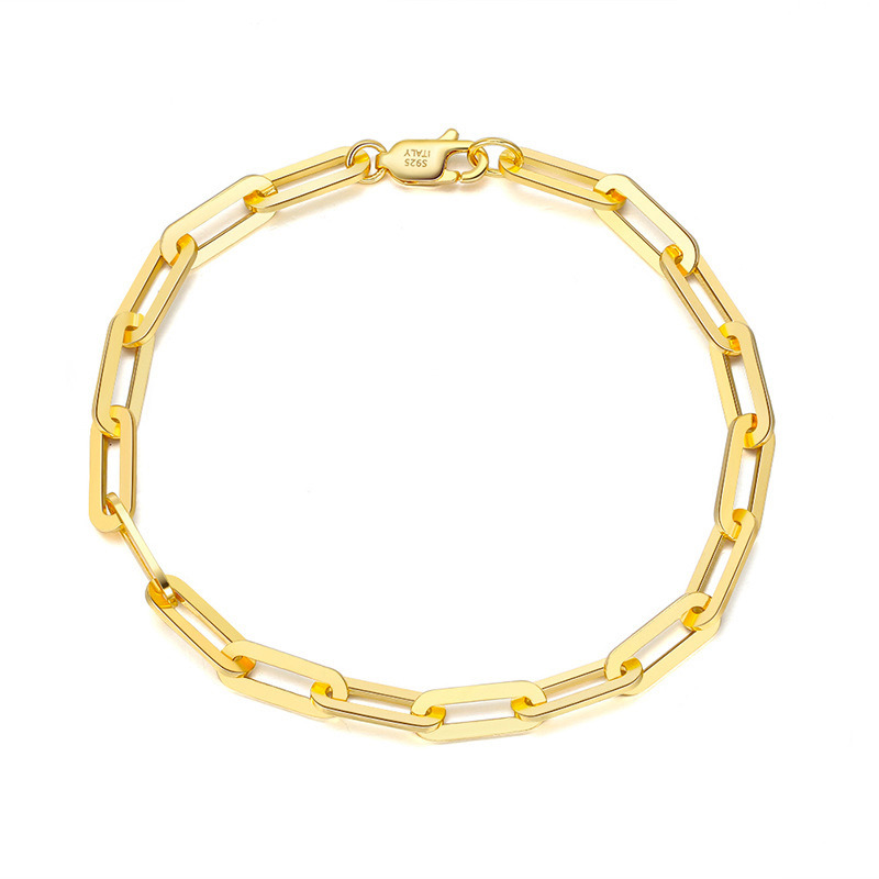 14K gold, bracelet length: 18cm