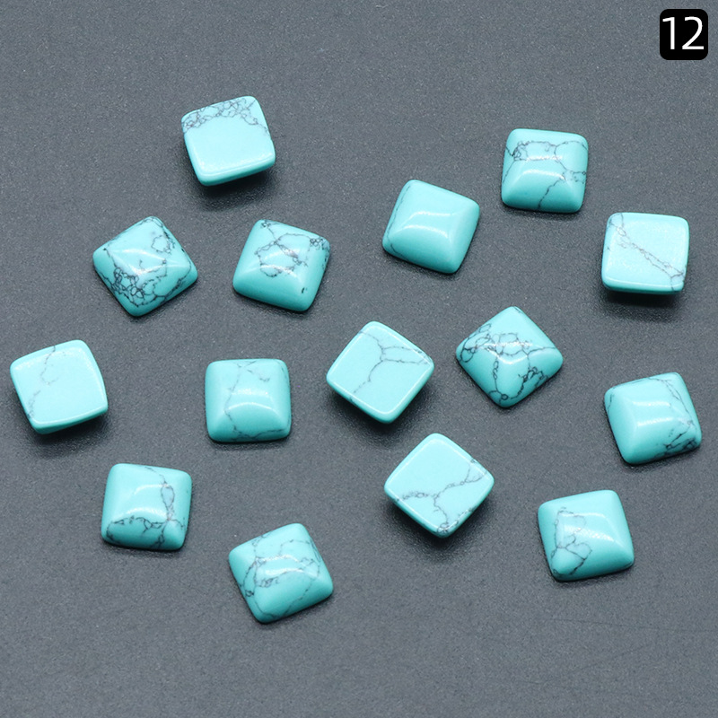 12 turquoise bleu clair