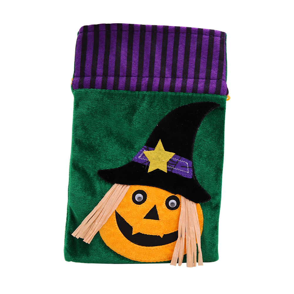 Halloween Bundle Mouth Candy Bag Pumpkin Style