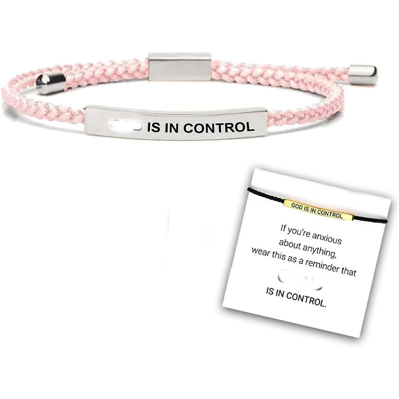 1:Pink rope   steel color