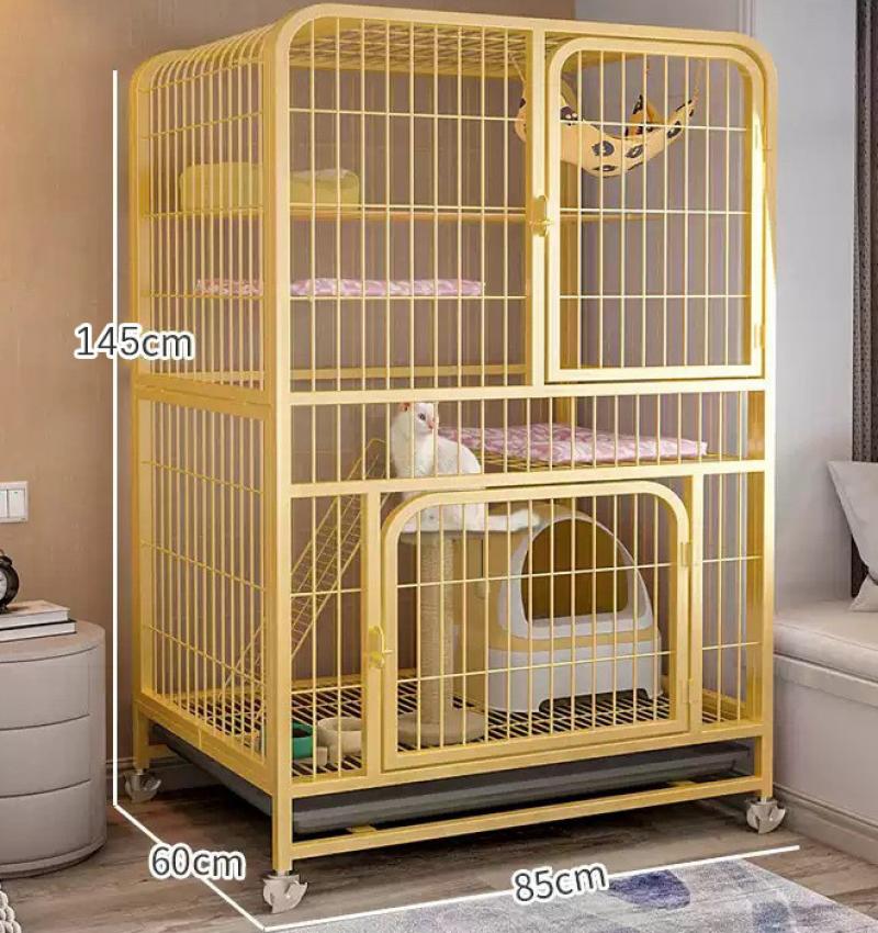 Log Color 148 # quadrate tube cat cage (85 * 60 * 145cm)