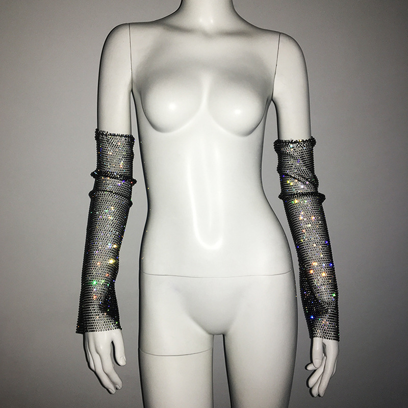 Black white diamond sleeve