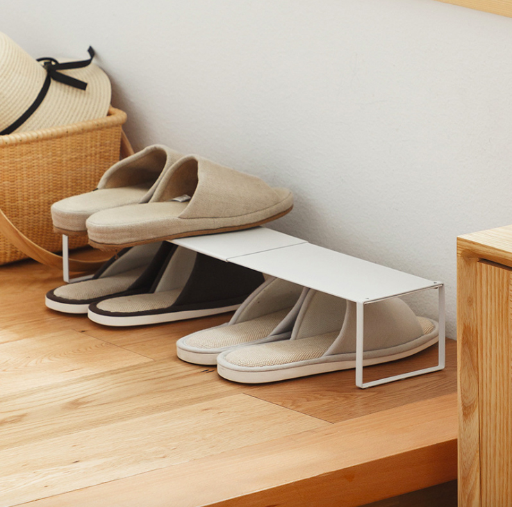 White retractable shoe rack 34-60 *10*11.5cm