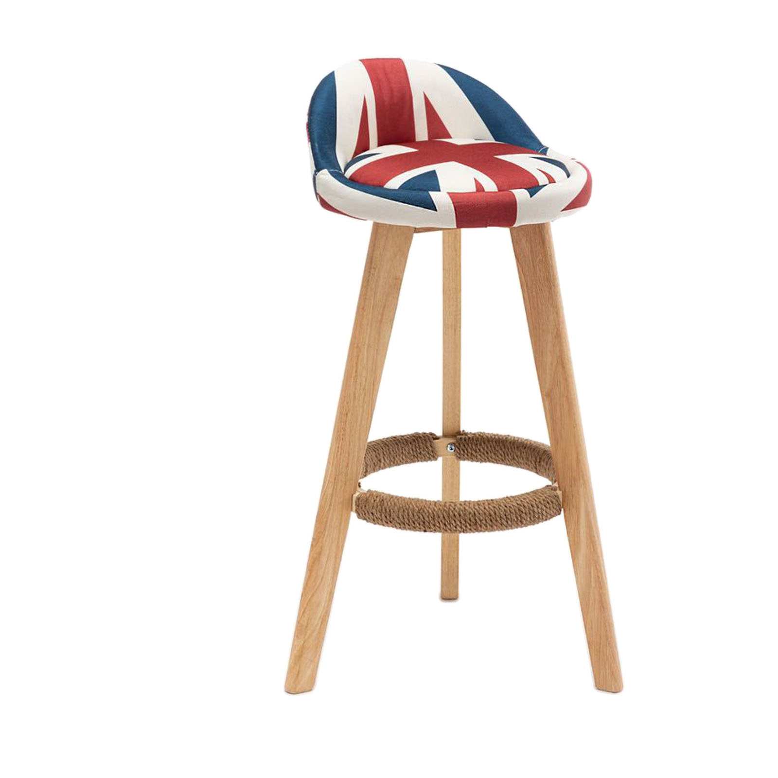 Log foot height 70cm- Union Jack linen