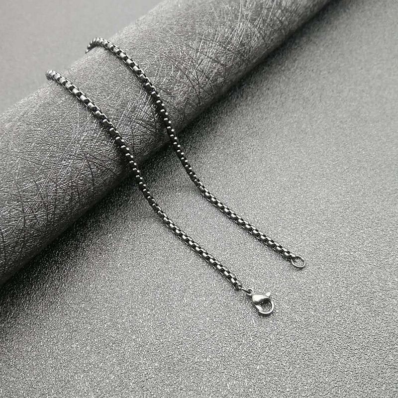 Black 3mm*60cm chain