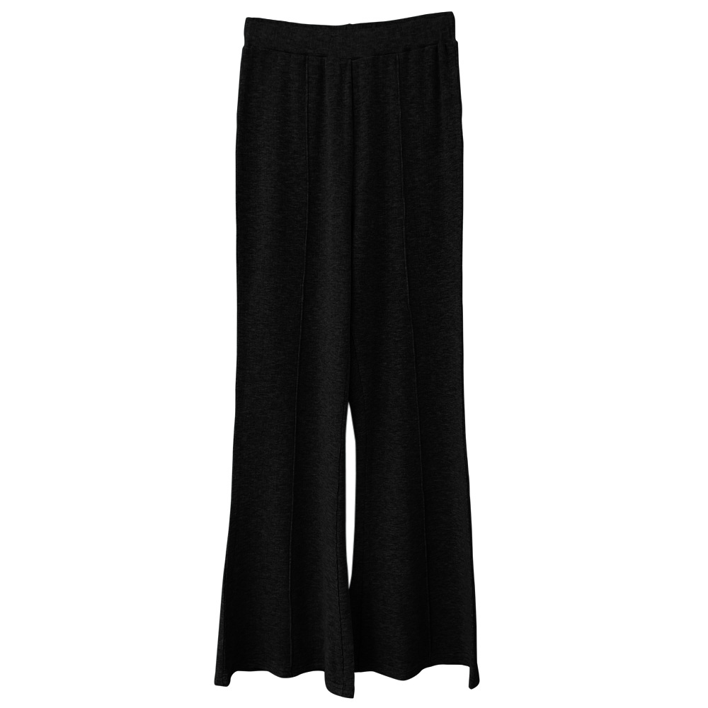 Black flared pants