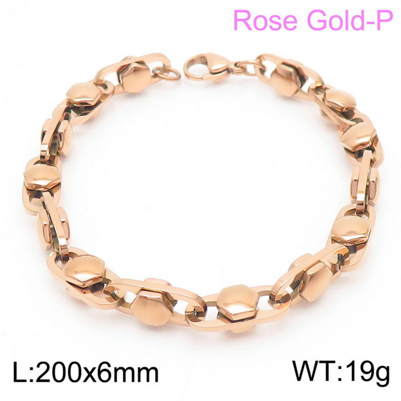 3:Rose gold bracelet