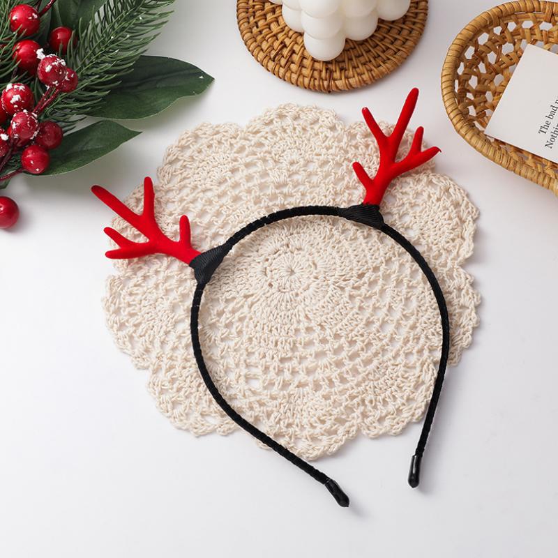 F Red antler (Headband)/14*12cm