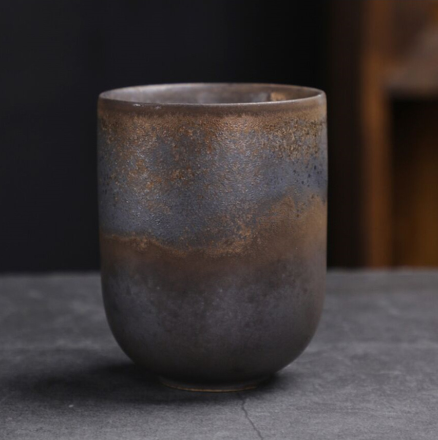 Black gold glaze