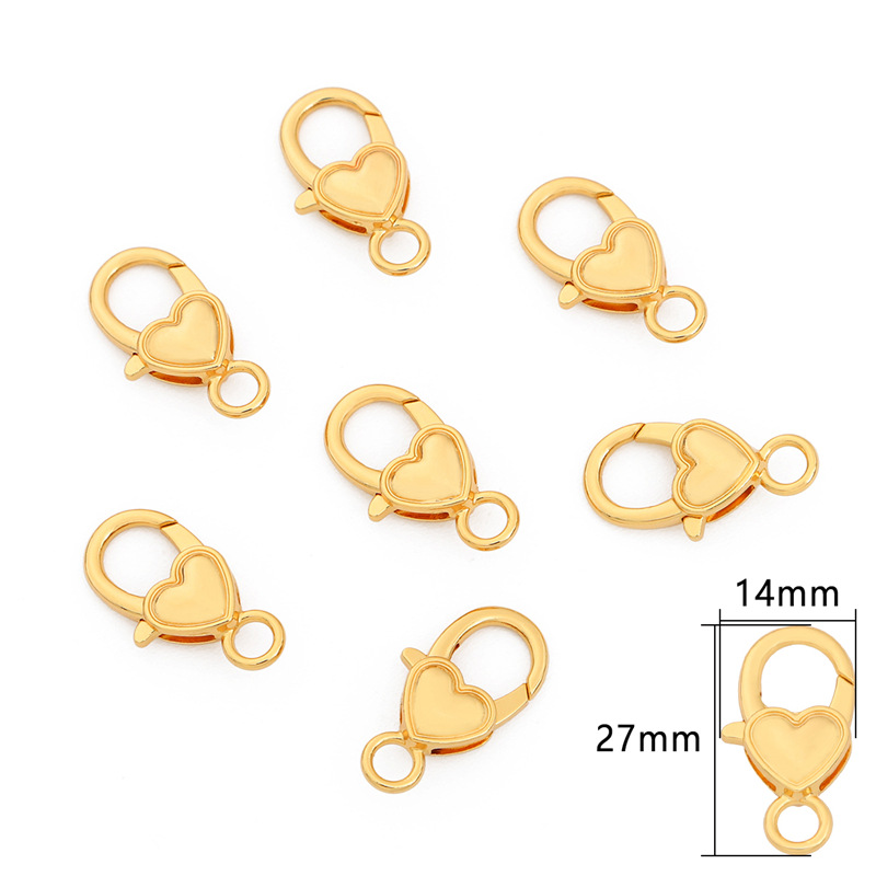 6:Lobster clasp 203 diameter 14x27mm aperture about 4mm 1/package