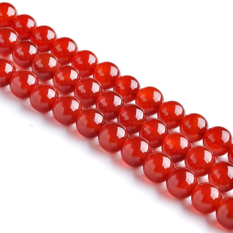 Grade AB red agate Length 4mm