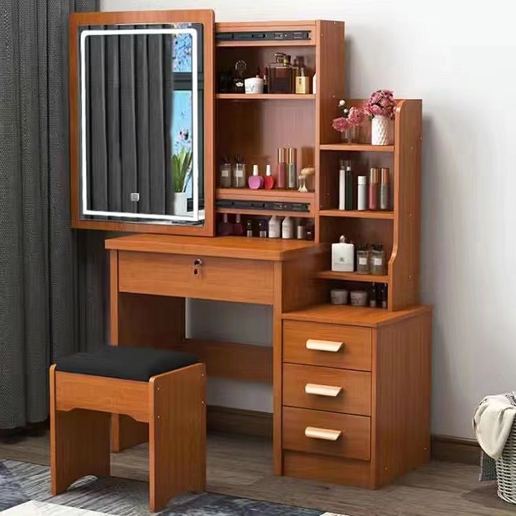 918 fruit wood color with light right cabinet