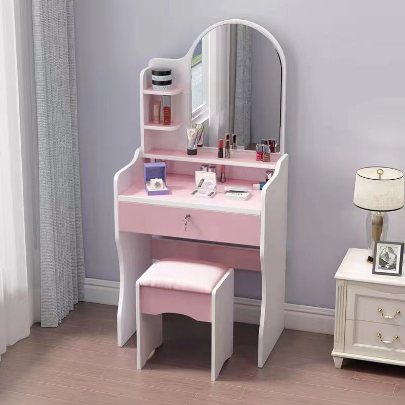 Pink 50CM ladder mirror