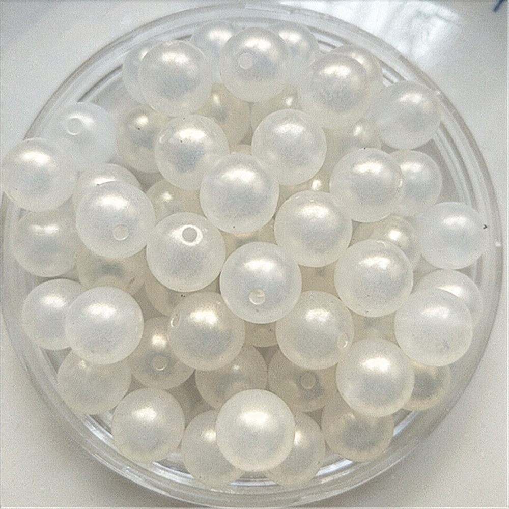 transparent white 8MM/ about 1800 pieces