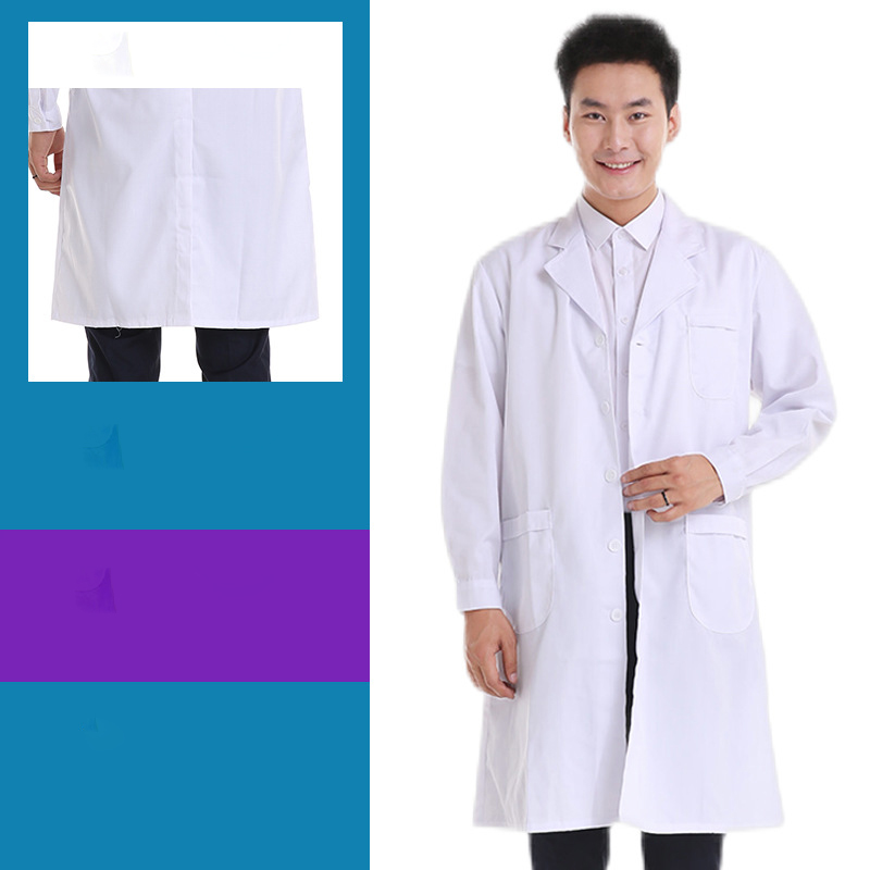 Doctor's jacket with a slit back