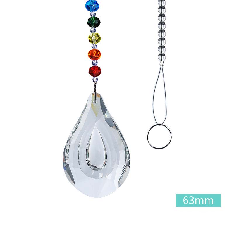 63mm transparent color pendant chain